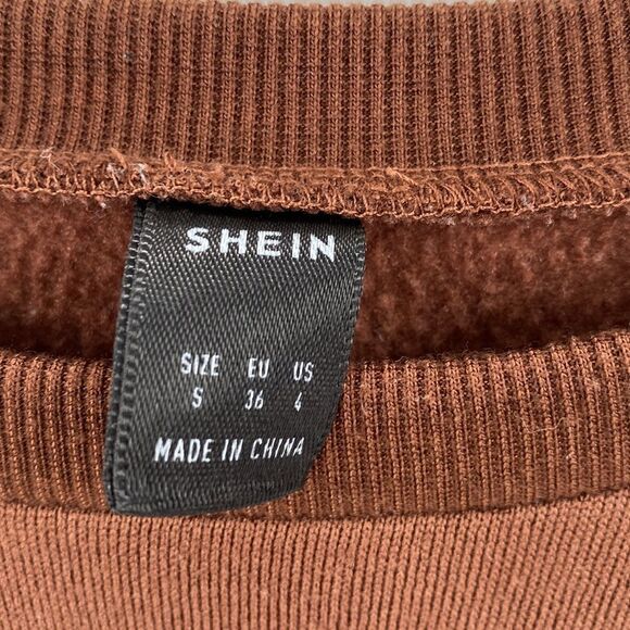 3for$20 SHEIN Brown Los Angels Sweater size: small - Picture 3 of 7